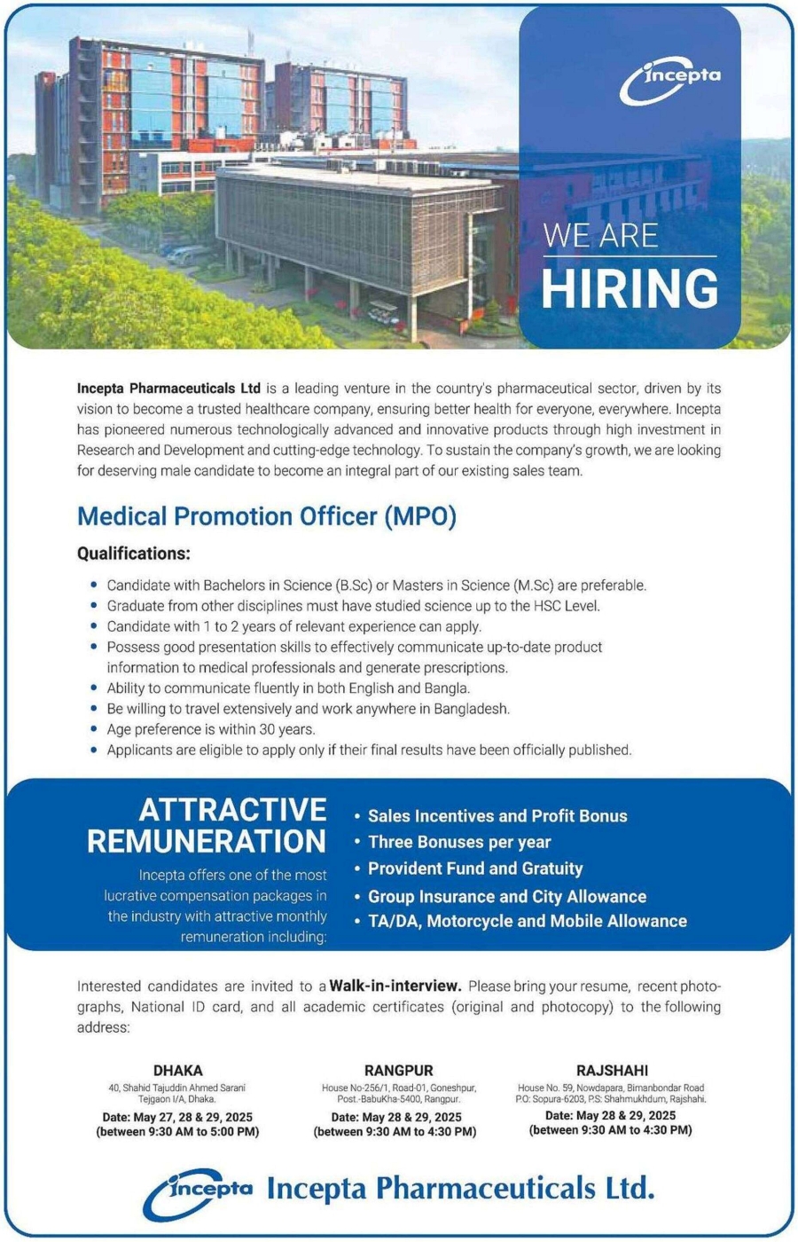 If you do not see any recruitment notice, please remove the Ad Blocker from your device